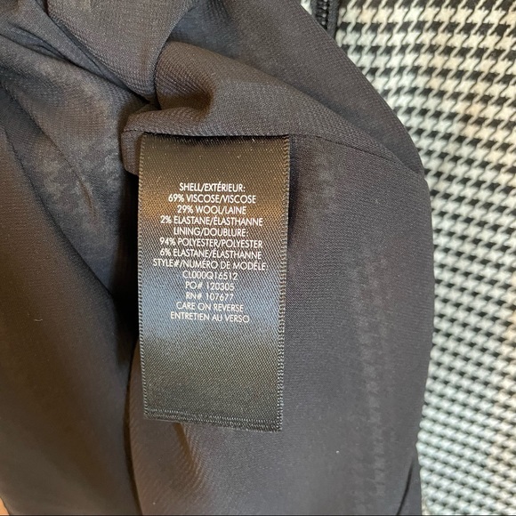 NWT Alice + Olivia Delora Houndstooth Dress size 4 - Picture 6 of 6